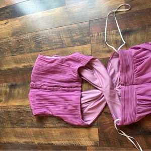 Lulu's Pink Sweetheart Maxi Gown thumbnail 5