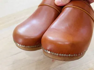 Isabel Marant Thalie Classic Clogs Shoes Natural Studded size 35 thumbnail 9