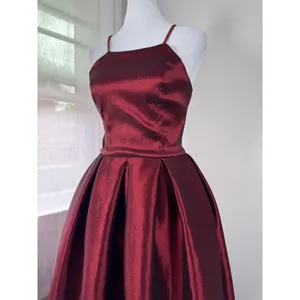 Vintage Y2K Windsor Crimson Sleeveless A-Line Floor Length Gown thumbnail 3