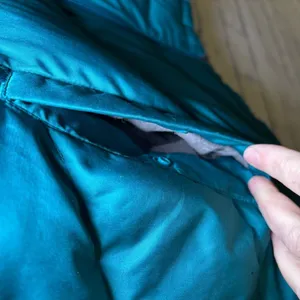Lands End Turquoise Puffer Vest Down Feather Quilted Zip Up Womens XL 18 Outdoor thumbnail 4
