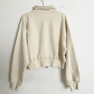 Daily Drills Heavyweight Funnel Neck Double Zip Sand M/L thumbnail 7
