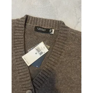 Lauren Ralph Lauren Wool-Blend V-Neck Cardigan thumbnail 4