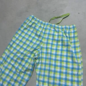 Blue Green Plaid Disney Youth SZ XL 16-18 Sleepwear Capri Pants Daisy Duck thumbnail 9