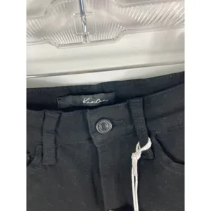 NWT KanCan Raw Hem Jean Shorts Black Size 23 / 0 thumbnail 3