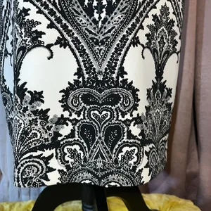 Zara Woman Size L Paisley Short Sleeved Dress thumbnail 8