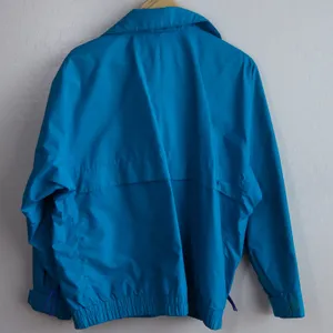 Vintage 90s Columbia Windbreaker Jacket‎ Womens L Teal Purple Radial Sleeve thumbnail 2
