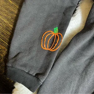 Hanes Hand Painted Halloween Crewneck Sweatshirt thumbnail 5