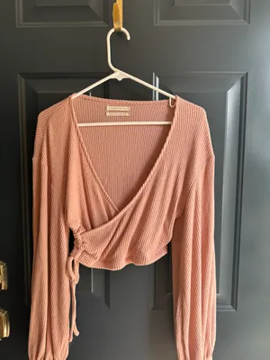Wrap Front Sweater thumbnail 1
