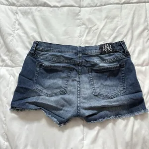 Vintage 90s Y2K Denim Micro Mini‎ Shorts Size 10 Preppy Girlie Baddie Grunge thumbnail 6