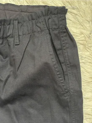 GAP Black Women’s Straight-Leg Twill Elasticized Pant Size L thumbnail 11