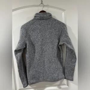 Patagonia Better Sweater Women’s Medium 1/4 Zip Gray Fleece Pullover thumbnail 5