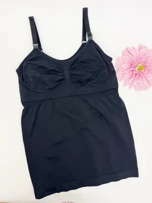 Kindred Bravely Simply Sublime® Maternity & Nursing Tank Black thumbnail 2