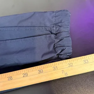 Gorpcore Tactical Cargo Pants Womens 6 Navy Blue Zipper Cuff Hiking Utility thumbnail 11