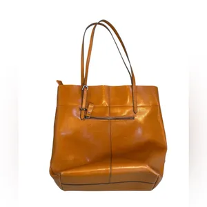 Kattee Leather Tote Bag City Travel Office Work Minimalist Casual thumbnail 2