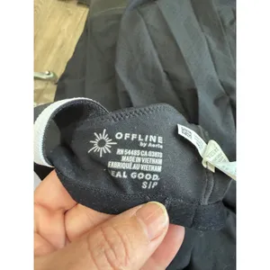 OFFLINE by Aerie Black Pleated Tennis Dress Perforated Mini Athletic Size Small thumbnail 6