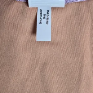 J. Crew Textured curved-waist‎ cheeky bikini bottom Dusty Mauve L NWT thumbnail 7