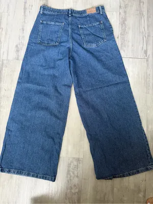Zara Women’s Relaxed Wide-Leg Denim Jeans - Blue thumbnail 4