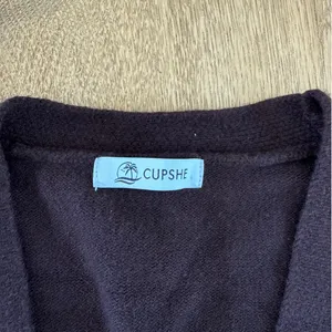 Cupshe Cardigan Effortless Confidence Size XS Brown Gold thumbnail 3