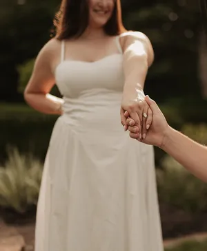 Abercrombie White Maxi Dress thumbnail 1