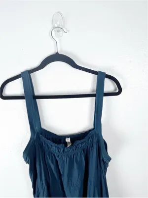 ANTHROPOLOGIE DAILY PRACTICE Keeseville Sleeveless Smocked Dress Large Boho thumbnail 7
