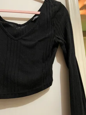 SheIn Long Sleeve Crop Top thumbnail 7
