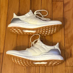 NWOT Adidas White Ultraboost Sneakers thumbnail 3
