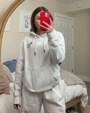 Goat hoodie White Size XS thumbnail 2