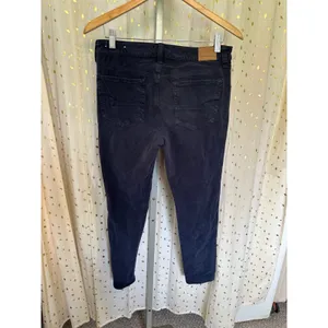 American Eagle Women's Navy Super Stretch Denim Jegging Jeans 10 thumbnail 2