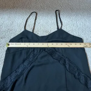 Mossimo Babydoll Black‎ Lace Trim Cami Tank Top Women's Grunge Gothic thumbnail 3