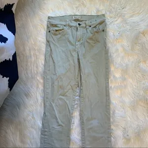 Madewell‎ Women's Size 27 9" High Riser Skinny Skinny Jean Pale Green Mid-Rise thumbnail 4
