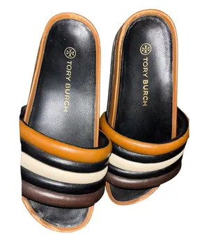 Tory Burch Quilted Platform Sandals 7.5 thumbnail 1
