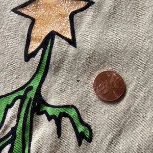 LOL Vintage Christmas Tee Green Size M thumbnail 6