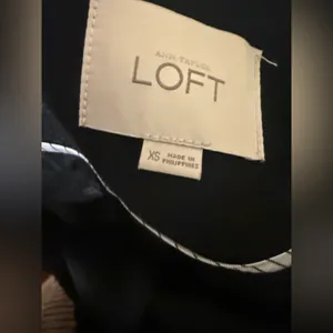 LOFT Black Tailored Wool Blend Coat Jacket XS thumbnail 4