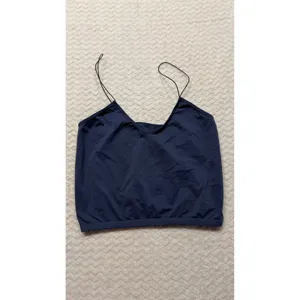 Intimately Free People Navy Blue Seamless V Neck Spaghetti Strap Camisole M/L thumbnail 2