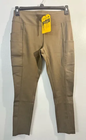 CARHARTT FORCE FITTED LIGHTWEIGHT ANKLE LENGTH LEGGING color Olive SIZE S thumbnail 1