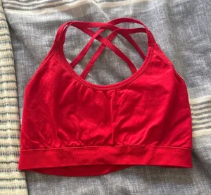 Red Cross back sports bra thumbnail 1