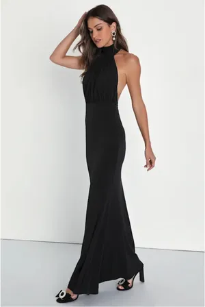 Lulus Black Maxi Dress thumbnail 3
