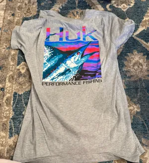 HUK tee Gray Size M thumbnail 1