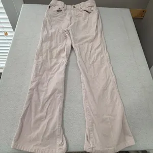 Polo Jeans Co Ralph Lauren Pink Corduroy Flare Pants Womens 12 Pastel Utility thumbnail 1