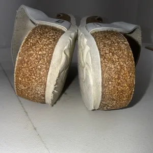 Birkenstock‎ White Leather Gorpcore Outdoor Nature Gizeh Sandals Women's Size 9 thumbnail 7