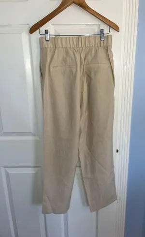 Linen Casual Work Pants thumbnail 4