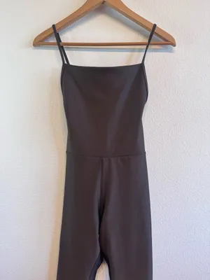 Alo Yoga Airlift Disco Daze Onesie Espresso XXS thumbnail 4