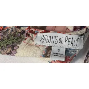 Patrons‎ of Peace Womens Floral Crinkle Rayon Maxi Dress Size Small thumbnail 3