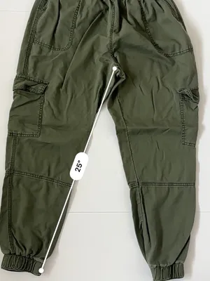 Abercrombie & Fitch Olive Green Cargo Jogger Pants Size M Utility Y2K thumbnail 7