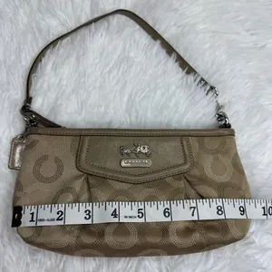 COACH y2k Signature Canvas Wristlet Mini Purse thumbnail 7