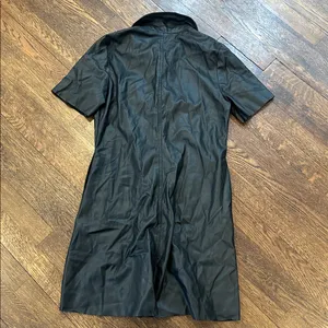 Gold Button Leather Zara Dress thumbnail 3