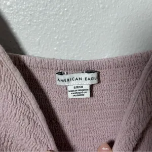 American‎ Eagle Women Tan/Beige Tank Top Peplum Size Small thumbnail 3