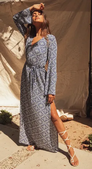 Lulus Mandala Daydream Maxi Dress thumbnail 1