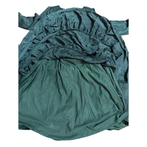 Baltic‎ Born Stockholm Smocked Maxi Dress Dark Green sz XL thumbnail 7