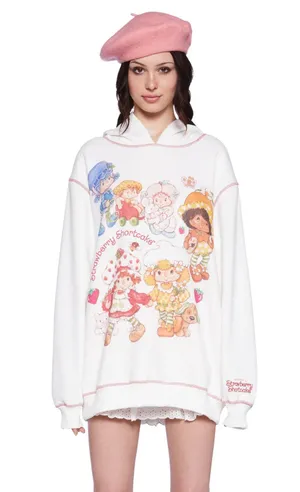 Dolls Kill X Strawberry Shortcake Sweetest Friends Graphic Hoodie size S thumbnail 1